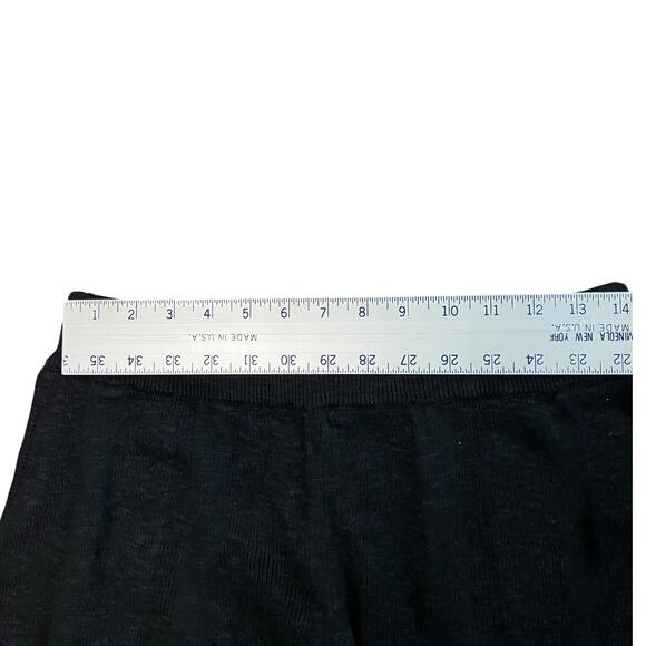 Free People Beach Shorts M Black Knit Comfy Pull On Coastal Lounge Cozy Stretch - Picture 5 of 10